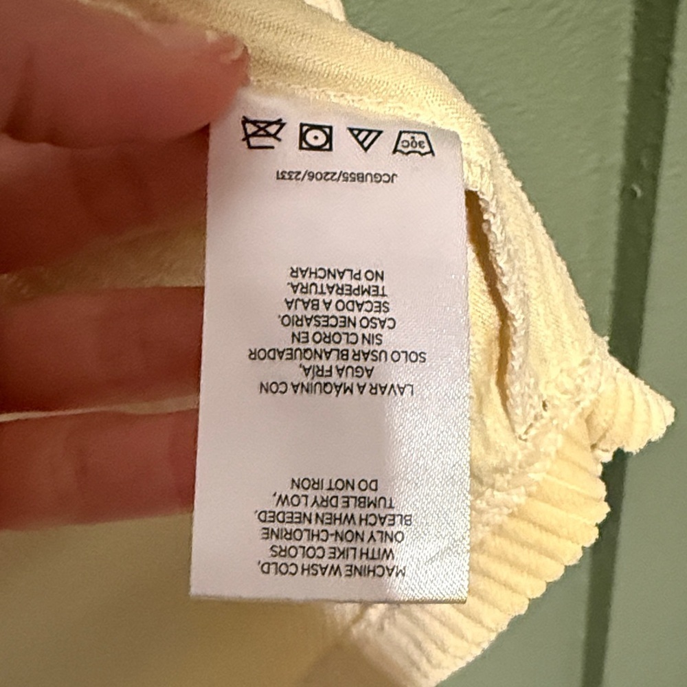 Coldwater Creek Yellow Button Down Shirt - Picture 4 of 5